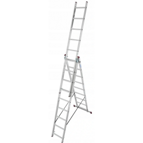 KRAUSE DRABINA CORDA 3x 9 SZCZEBLI 030399