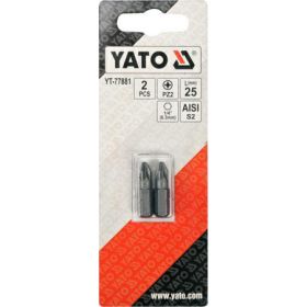 YATO KOŃCÓWKA 1/4"x25mm PZ2 /2szt. YT-77881