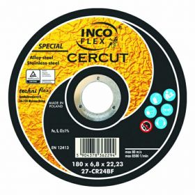 INCOFLEX  TARCZA METAL  125*1,0 CERCUT      M413-125-1.0-22CR46