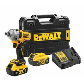 DEWALT.KLUCZ UDAROWY 1/2" 18V 812Nm 2x5,0Ah 4-BIEGI TSTAK PIERŚCIEŃ ZABEZPIECZAJĄCY DCF891P2T DCF891P2T-QW