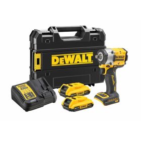 DEWALT.KLUCZ UDAROWY 1/2" 18V 406Nm 2x2,0Ah TSTAK PIERŚCIEŃ DCF921D2T DCF921D2T-QW