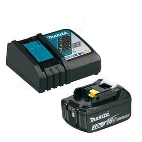 MAKITA ZESTAW ZASILAJĄCY 18V 1x3,0Ah (BL1830B + DC18RC) 191A24-4