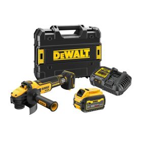 DEWALT SZLIFIERKA KĄTOWA 18V 125mm 1x6,0Ah FLEXVOLT REG. OBR. DCG409VST1 DCG409VST1-QW