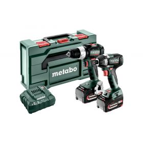 METABO.ZESTAW COMBO 18V 2.8.4 (BS 18 LT BL + SSD 18 LT 200 BL) 2x5,2Ah METABOX 685196000