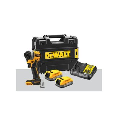 DEWALT ZAKRĘTARKA UDAROWA 18V DCF850E2T 208Nm 2x1,7Ah POWERSTACK TSTAK