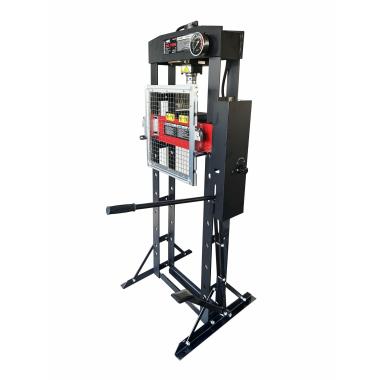 AWTOOLS PRASA HYDRAULICZNA Z MANOM. PROF 30T 55-1035mm / Z PEDAŁEM I OSŁONĄ   BLACK LINE