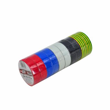 AWTOOLS TAŚMA IZOLACYJNA 19mm x 20m MIX/10szt