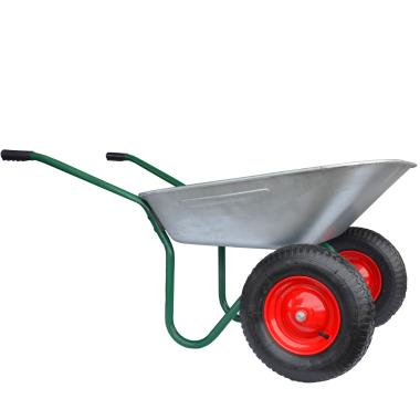 AWTOOLS TACZKA OGRODOWA 100L DWA KOŁA FELGI METALOWE AW00008