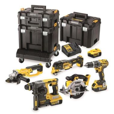 DEWALT ZESTAW COMBO 18V DCK654P3T (DCD796,  DCF887,  DCS355,  DCG412,  DCS391,  DCH273) 3x5,0Ah TSTAK