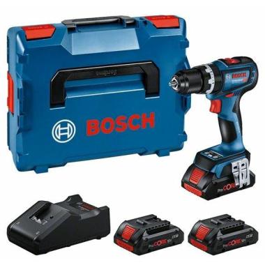 BOSCH WKRĘTARKA UDAROWA 18V GSB 18V-90 C 3xPC4,0Ah 64/36Nm LB …