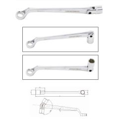 JONNESWAY KLUCZ OCZKOWY ODGIETY + NASADOWY Z PRZEGUBEM 12mm W89112