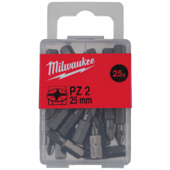 MILWAUKEE KOŃCÓWKA PZ2 x 25mm/25szt. Scr 4932399589