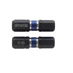 IRWIN KOŃCÓWKA UDAROWA HEX6 x 25mm/2szt. 1923348