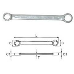 JONNESWAY KLUCZ OCZKOWY DWUSTRONNY  10 x 11mm W6211011