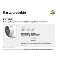 KLINGSPOR ROLKA NA PODŁOŻU PAPIEROWYM PS73BW 150mm gr.150  (50mb) 308925