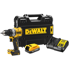 DEWALT.WKRĘTARKA UD.18V 90Nm 1x1,7Ah POWERSTACK BL TSTAK  DCD805E1T DCD805E1T-QW