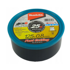 MAKITA TARCZA DO CIĘCIA METALU 125mm x 0,8mm x 22,23mm /25szt. E-10877-25