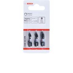 BOSCH KOŃCÓWKA IMPACT kpl. 3szt. PH1/PH2/PH3 x 25mm 2608522470