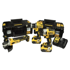 DEWALT ZESTAW COMBO 18V DCK384P2T (DCD796+DCF887+DCG405) 2x5,0Ah DCK384P2T-QW