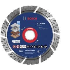 BOSCH TARCZA DIAM.SEGMENT 150x22.23x2.4mm EXPERT MULTI MATERIAL 2608900661