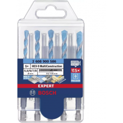 BOSCH WIERTŁO HEX-9 MULTICONSTRUCTION ZESTAW 5szt.  5.5/6/7/8mm 2608900586