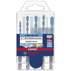 BOSCH WIERTŁO HEX-9 MULTICONSTRUCTION ZESTAW 5szt.  4/5/6/8mm 2608900585