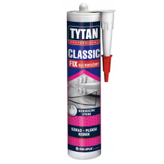 TYTAN KLEJ MONTAŻOWY BEZBARWNY CLASSIC FIX 290ml PROFESSIONAL 10045674