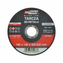 AW TARCZA DO METALU  115*1,0mm BLACK LINE AW49050BL