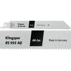 KLINGSPOR BRZESZCZOT DO PIŁY SZABLASTEJ 150x19x0,9mm RS 993 AQ /5szt. 670341