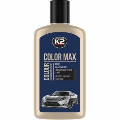 K2 WOSK KOLORYZUJĄCY, NABŁYSZCZA I CHRONI. COLOR MAX 250 GRANATOWY 250ML K020DARKBLUE