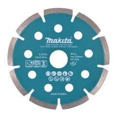 MAKITA TARCZA DIAMENTOWA 125x22,23mm SEGMENT (NA SUCHO) BETON, GRANIT, MARMUR B-53796