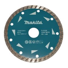 MAKITA TARCZA DIAMENTOWA 125x22,23mm TURBO (NA SUCHO) BETON D-41632