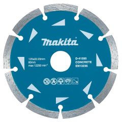 MAKITA TARCZA DIAMENTOWA 125x22,23mm SEGMENT (NA SUCHO) BETON D-41595