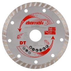 MAKITA TARCZA DIAMENTOWA 125x22,23mm TURBO (NA SUCHO) BETON, CEGŁA, MARMUR D-61167