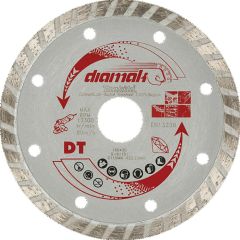 MAKITA TARCZA DIAMENTOWA 115x22,23mm TURBO (NA SUCHO) BETON, CEGŁA, MARMUR D-61151