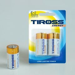 TIROSS BATERIA ALKAICZNE LR14 2szt. TS-LR14-2BP