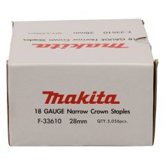 MAKITA ZSZYWKI 18GA 5,7x28mm /5056szt. OCYNKOWANE F-33610