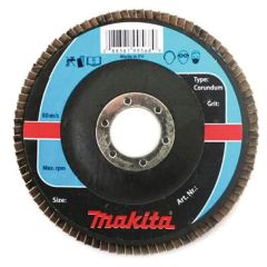 MAKITA ŚCIERNICA LISTKOWA CORUNDUM 125x22,23mm P 60 ALUMINIUM, STAL, METAL, DREWNO P-65187