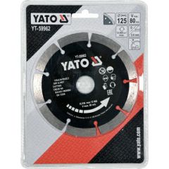 YATO TARCZA DIAMENTOWA SEGMENTOWA 125 x 22,2mm    YT-59962