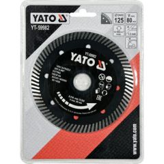 YATO TARCZA DIAMENTOWA TURBO DO GRESU 125 x 22,2mm    YT-59982