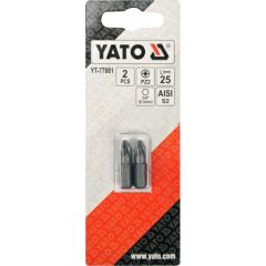 YATO KOŃCÓWKA 1/4"x25mm PZ2 /2szt. YT-77881