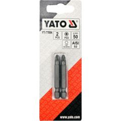 YATO KOŃCÓWKA 1/4"x50mm PZ2 /2szt. YT-77884