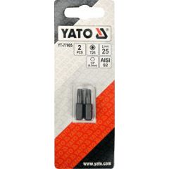 YATO KOŃCÓWKA 1/4"x25mm TORX T25 /2szt. YT-77905
