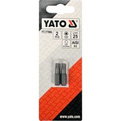 YATO KOŃCÓWKA 1/4"x25mm TORX T27 /2szt. YT-77906