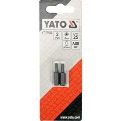 YATO KOŃCÓWKA 1/4"x25mm HEX H4 /2szt. YT-77921