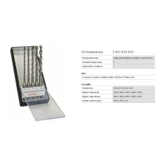 BOSCH WIERTŁO SDS PLUS-7 KPL. 5szt. 5,5-10 ROBUST 2607019933