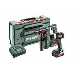 METABO.ZESTAW COMBO 18V 2.5.2 (BS 18 LT BL + BH 18 LTX BL) 2,0+4,0Ah +METABOX 685182000