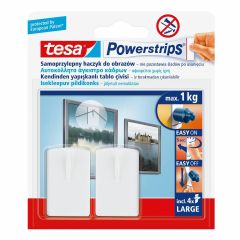 TESA HACZYK  POWERSTRIPS DO OBRAZÓW 2szt. 1kg BIAŁY 58031-00128-01