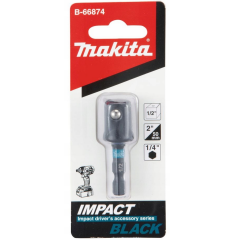 MAKITA ADAPTER 1/4" HEX -> 1/2" SQ 50mm IB B-66874