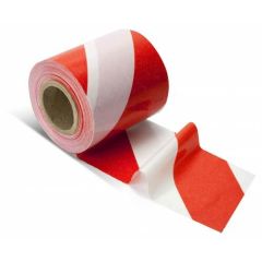 TAŚMA OSTRZEG. 80mm x 100m (BIAŁO-CZERW) 02084
